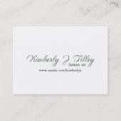 Goddes van Universe Mini Print Visitekaartje (Achterkant)