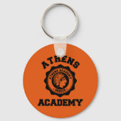 Goddess Athena - Athens Academy Seal Sleutelhanger (Voorkant)