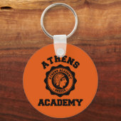 Goddess Athena - Athens Academy Seal Sleutelhanger (Voorkant)