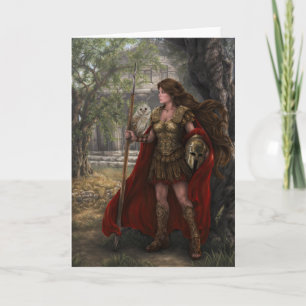 Goddess Athena Card van kunstenaar Lindsay Archer Kaart