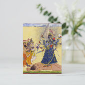 Goddess Bhadrakali Worloaded by the Gods 1675 Briefkaart (Staand voorkant)