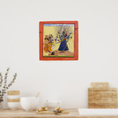 Goddess Bhadrakali Worloaded by the Gods 1675 Poster (Keuken)