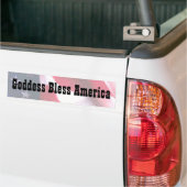 Goddess Bless America Bumpersticker (Op Truck)