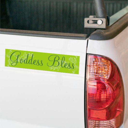 Goddess Bless Bumpersticker (Op Truck)