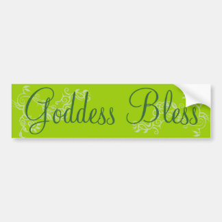 Goddess Bless Bumpersticker