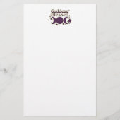 Goddess Blessed Stationery Briefpapier (Voorkant)