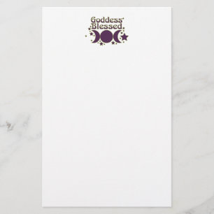Goddess Blessed Stationery Briefpapier