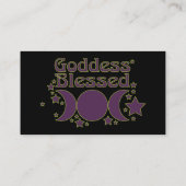 Goddess Blessed Visitekaartjes (Achterkant)