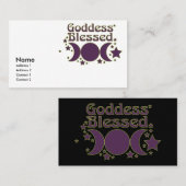 Goddess Blessed Visitekaartjes (Voorkant / Achterkant)