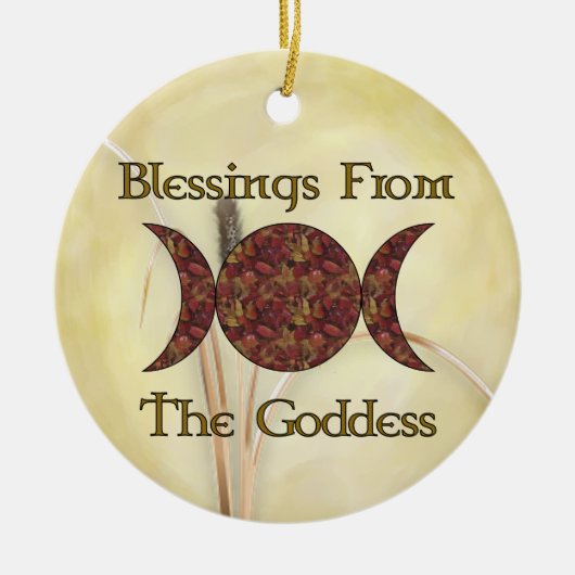 Goddess Blessings Keramisch Ornament (Voorkant)