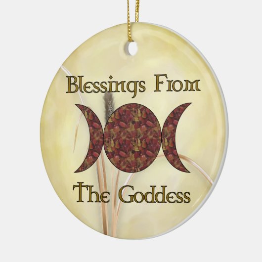 Goddess Blessings Keramisch Ornament (Links)