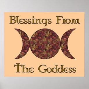 Goddess Blessings Poster
