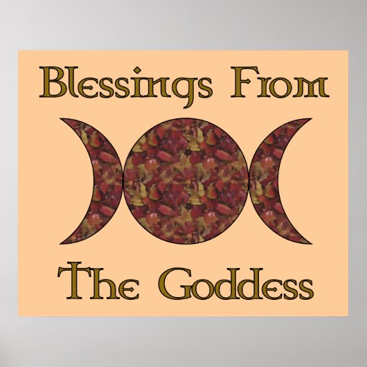Goddess Blessings Poster (Voorkant)