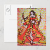 Goddess Briefkaart (Voorkant / Achterkant)