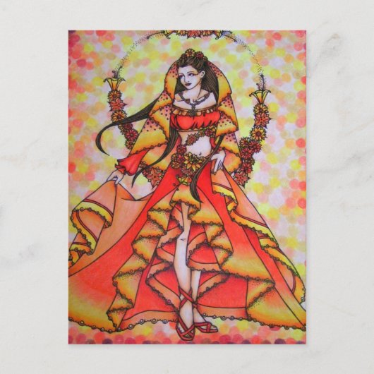 Goddess Briefkaart (Voorkant)