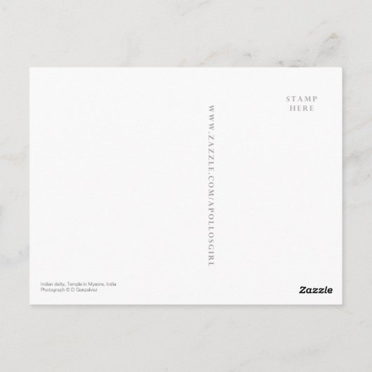 Goddess Briefkaart (Achterkant)