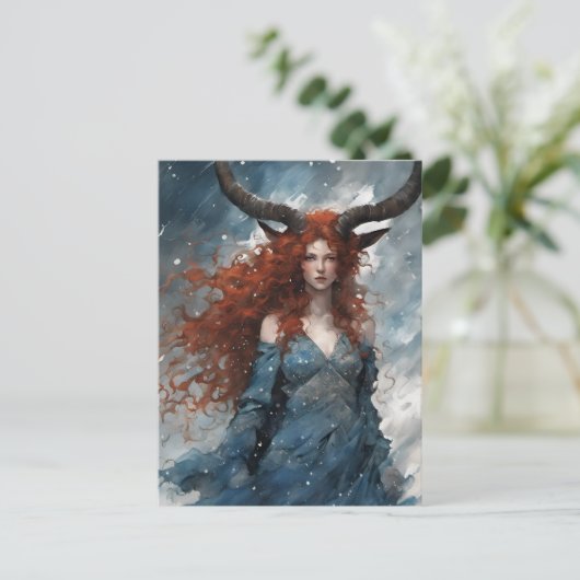 Goddess Briefkaart (Staand voorkant)