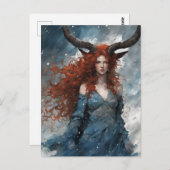 Goddess Briefkaart (Voorkant / Achterkant)