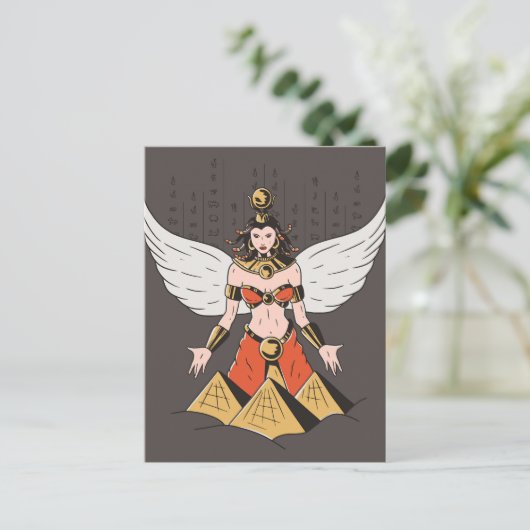 Goddess Briefkaart (Staand voorkant)