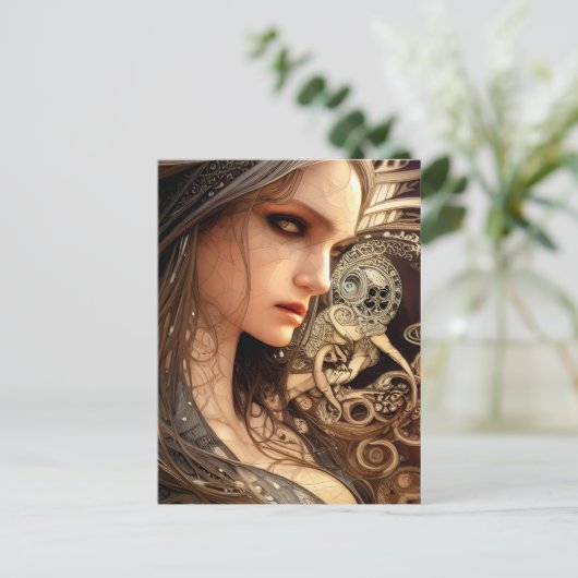 Goddess Briefkaart (Staand voorkant)