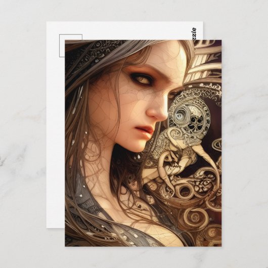 Goddess Briefkaart (Voorkant / Achterkant)