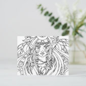 Goddess Briefkaart (Staand voorkant)