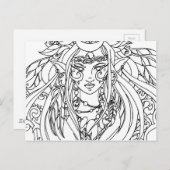 Goddess Briefkaart (Voorkant / Achterkant)