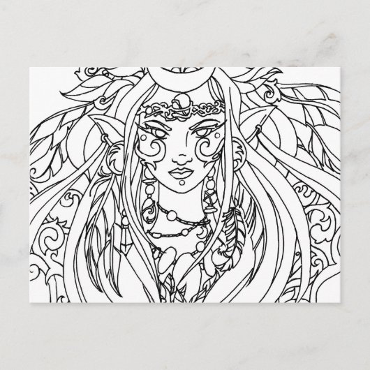 Goddess Briefkaart (Voorkant)