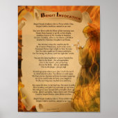 GODDESS BRIGID-INVOCATIE POSTER (Voorkant)