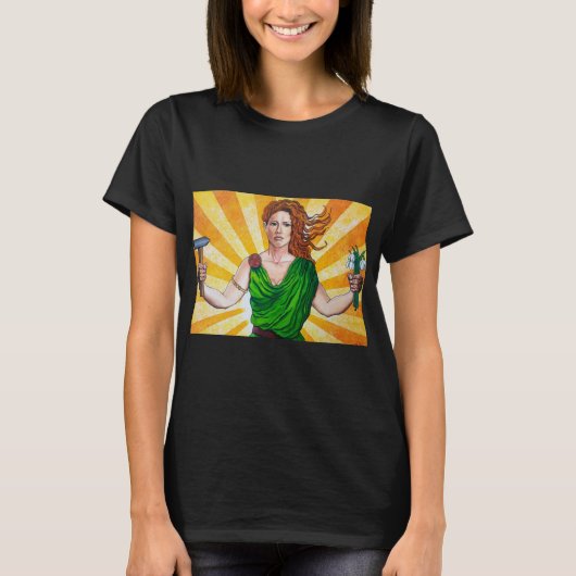 Goddess Brigid T-shirt (Voorkant)
