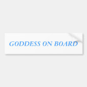GODDESS BUMPERSTICKER (Voorkant)
