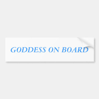 GODDESS BUMPERSTICKER