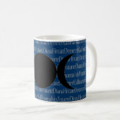 Goddess Chant (blauw) Koffiemok (Voorkant rechts)