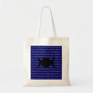 Goddess Chant (donkerblauw) Tote Bag