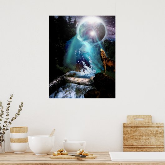 Goddess De La Lune Poster (Keuken)