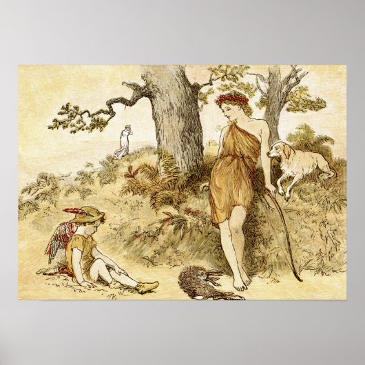 Goddess Diana Poster (Voorkant)