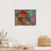 Goddess Durga2 Poster (Keuken)