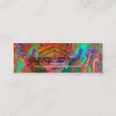 Goddess Durga2 Skinny 3"x1" Visitekaartje (Achterkant)