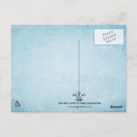 Goddess Durga Briefkaart (Achterkant)