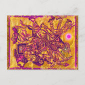 Goddess Durga Briefkaart (Voorkant)