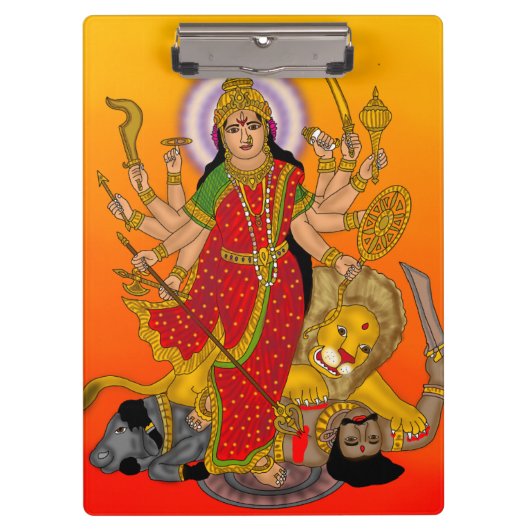 Goddess Durga Clipboard Klembord (Voorkant)