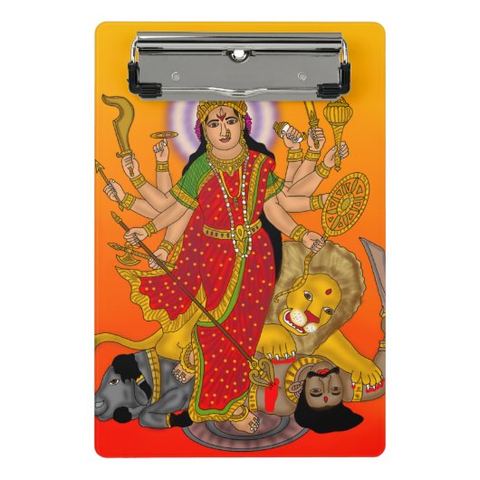 Goddess Durga Clipboard Mini Klembord (Voorkant)