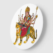 Goddess Durga Clock Grote Klok (Hoek)