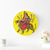 Goddess Durga Clock Grote Klok (Huis)