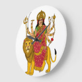 Goddess Durga Clock Grote Klok (Hoek)