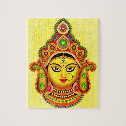 Goddess Durga (Dussehra-festival) Legpuzzel (Verticaal)