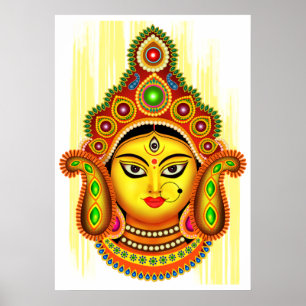 Goddess Durga (Dussehra-festival) Poster