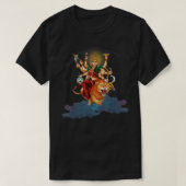 Goddess Durga Hindu Religion Durga mata Maa Yoga T-shirt (Design voorkant)