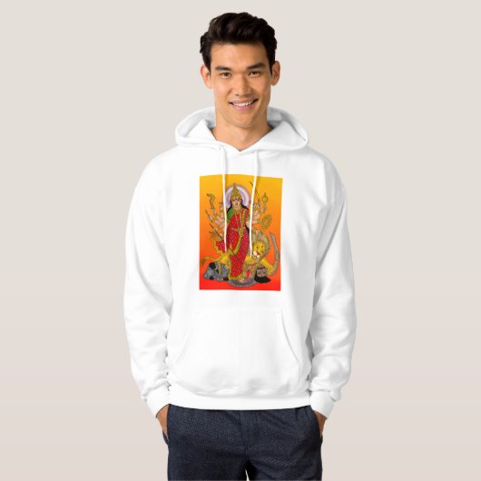 Goddess Durga Hoodie (Voorkant volledig)