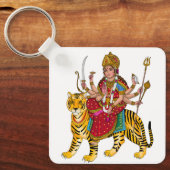 Goddess Durga Keychain (Voorkant)